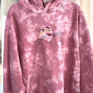 H&M Pink Panther XXL hoodie. Only worn once. 61/39 cotton poly blend